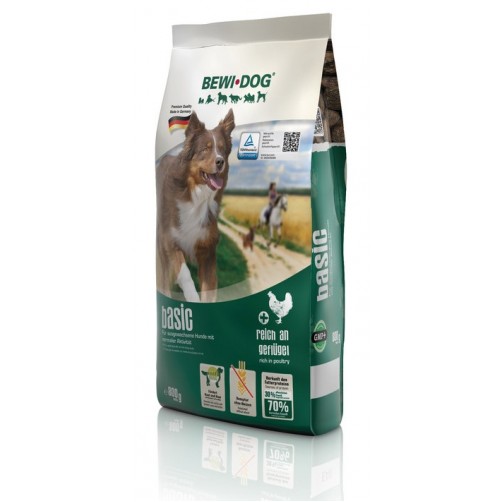 غذای خشک بیسیک بوی داگ, مخصوص سگ های با فعالیت معمولی/ 800 گرم/ BEWI DOG Basic